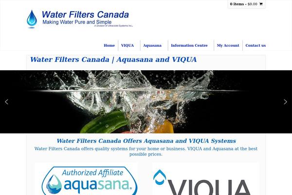 waterfilterscanada.ca site used Dynamix