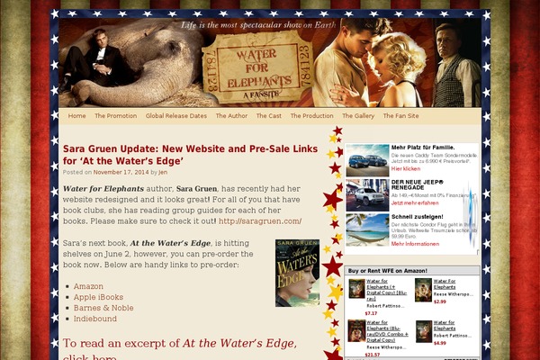 WordPress website example screenshot