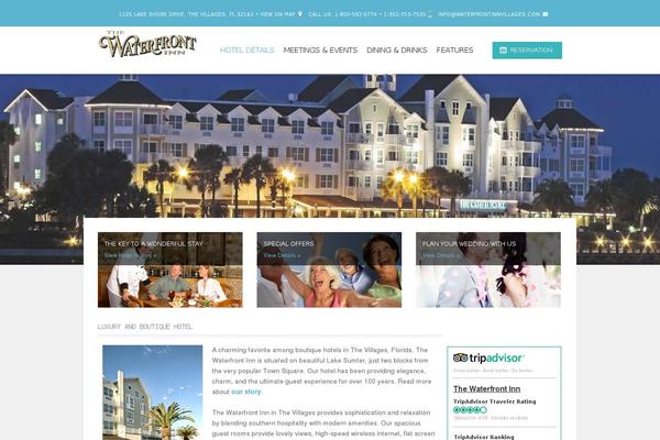 waterfront-child theme websites examples