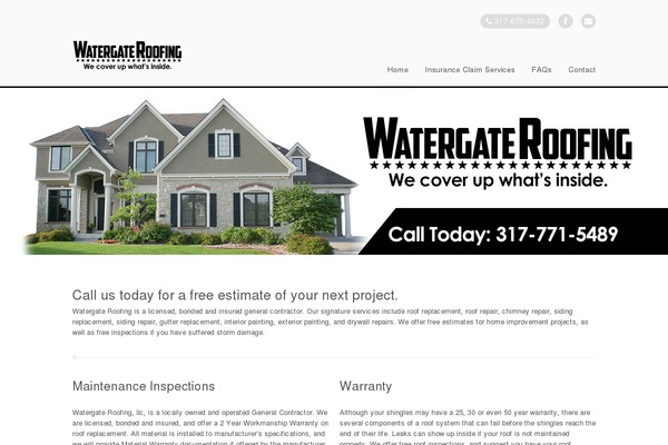 watergateroofing.com site used Stack
