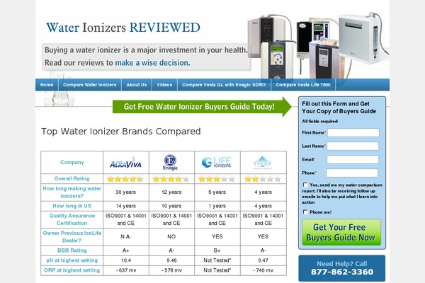 waterionizersreviewed.com site used Patagonia