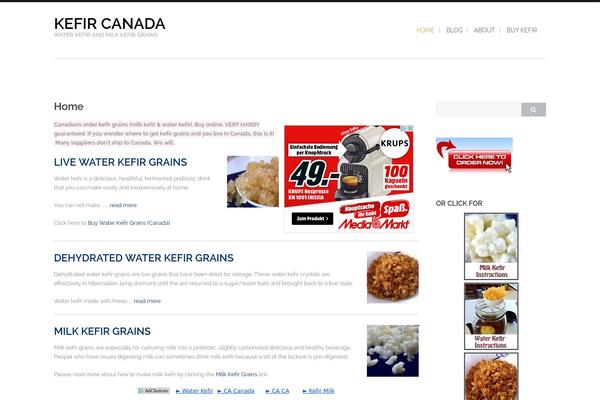 waterkefir.ca site used Shaped Pixels