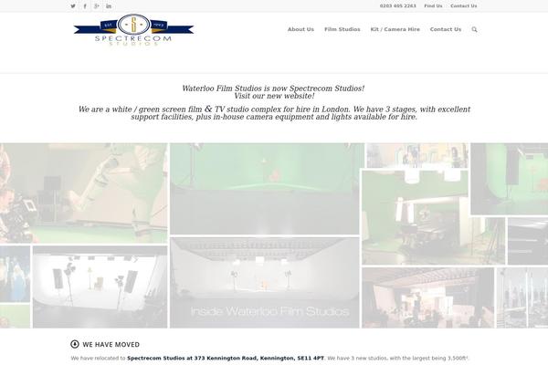 Enfold theme site design template sample