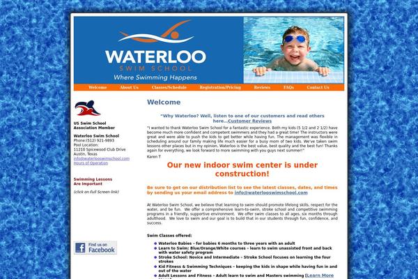 waterlooswimschool.com site used Waterlooswimschool