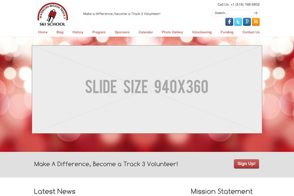 WordPress website example screenshot