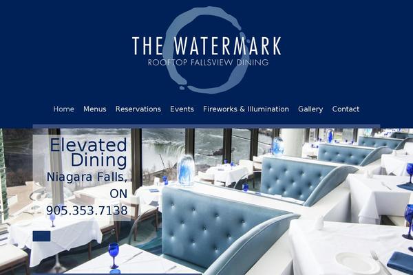 watermarkrestaurant.com site used Theme55218