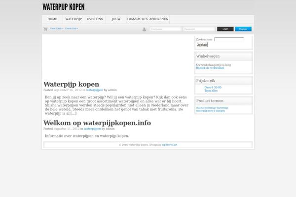 waterpijpkopen.info site used Wpstorecarttheme