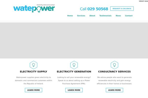 waterpower.ie site used Heal-wp