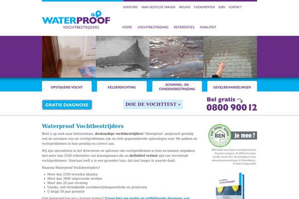 waterproof.be site used Waterproof_template