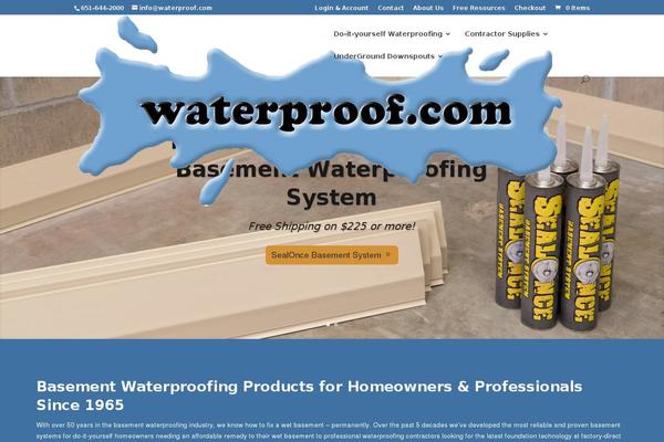Site using Woocommerce-waterproof-calculator plugin