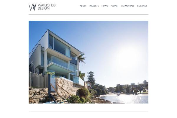 watersheddesign.com.au site used Good Minimal