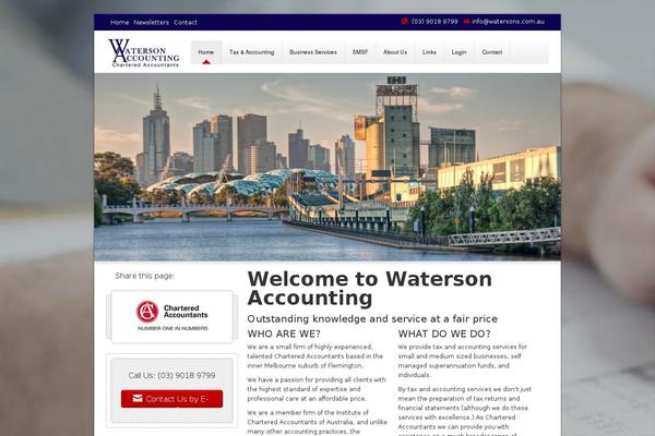 watersons.com.au site used Watersons