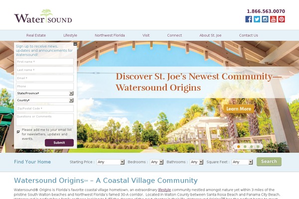 watersoundflorida.com site used Watersound