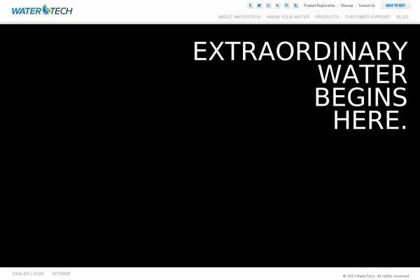 watertech theme websites examples