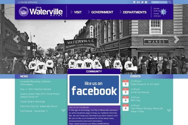 waterville-me.gov site used Waterville