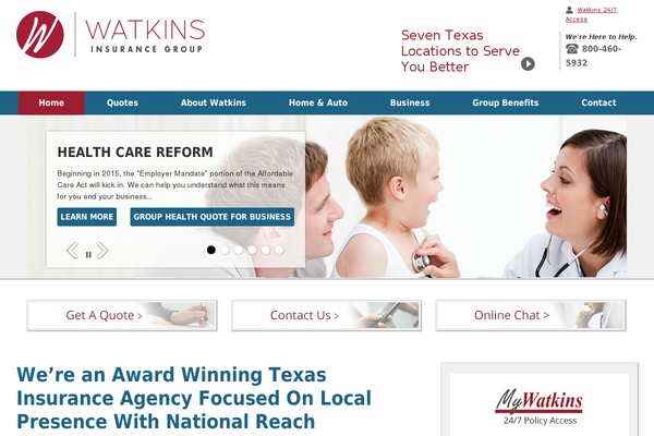 watkinsinsurancegroup.com site used Watkinsinsurance