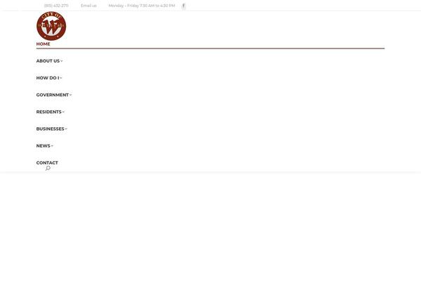 The7 theme site design template sample