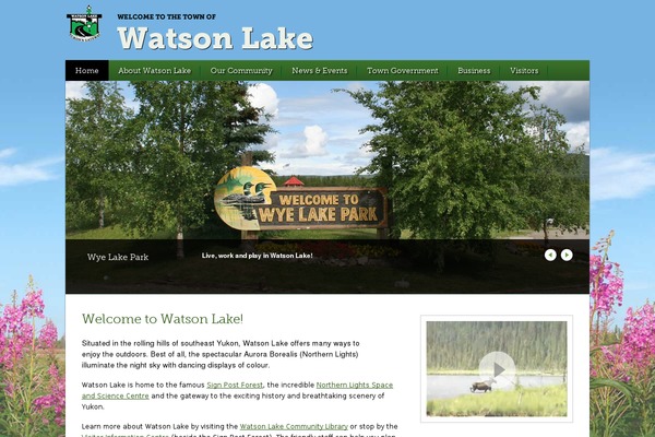 Watson theme site design template sample