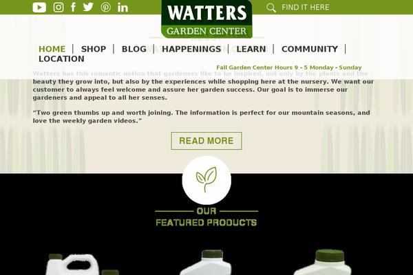 wattersgardencenter.com site used Wgc