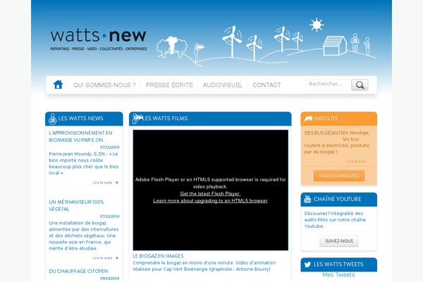 watts-new.fr site used Wattsnew