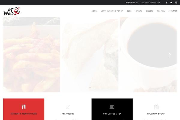 Spoon theme site design template sample