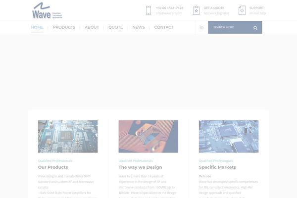 wave-srl.com site used Wavetheme