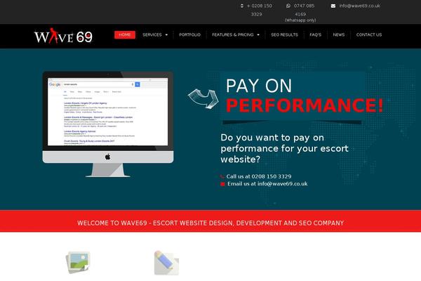 WordPress website example screenshot