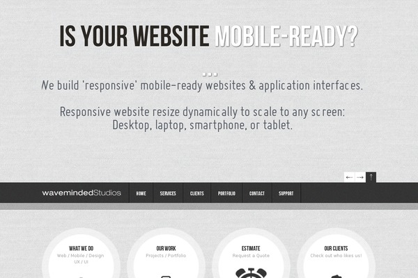 Wms theme site design template sample