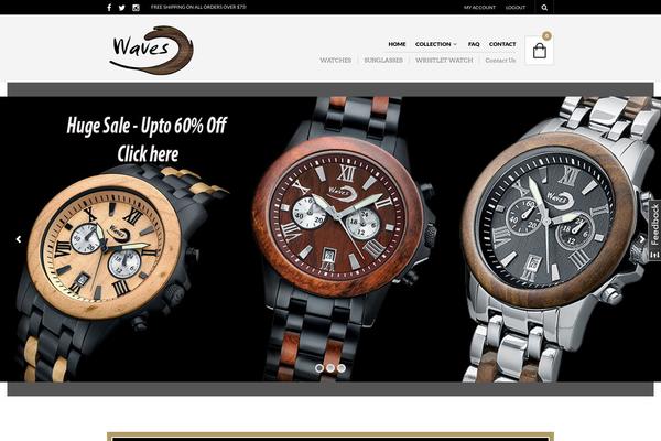 WordPress website example screenshot