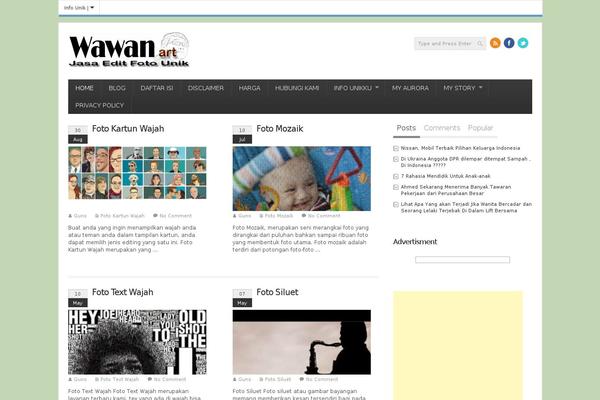 Site using Uptopromo Publisher Indonesia plugin