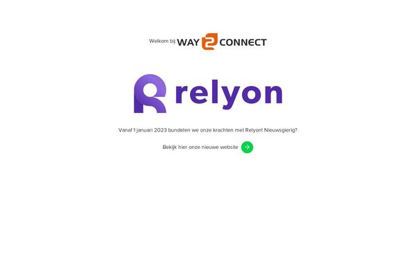 way2connect.nl site used Way2connect