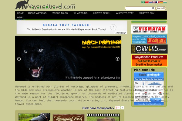 wayanadtravel.com site used Wayanad