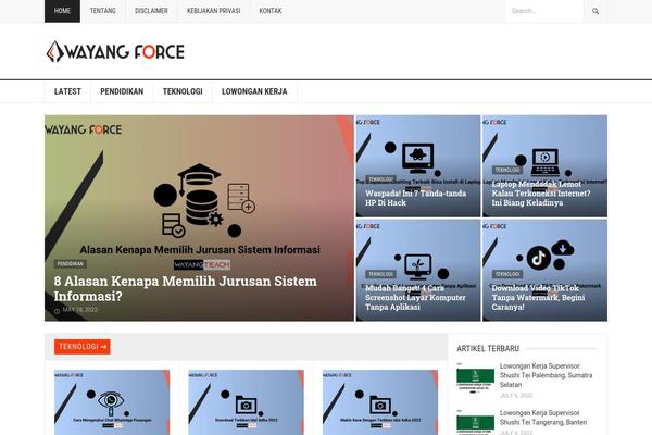 wayangforce.com site used Goodpress-pro