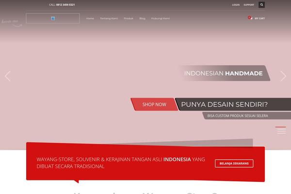 wayangstore.com site used Wayang