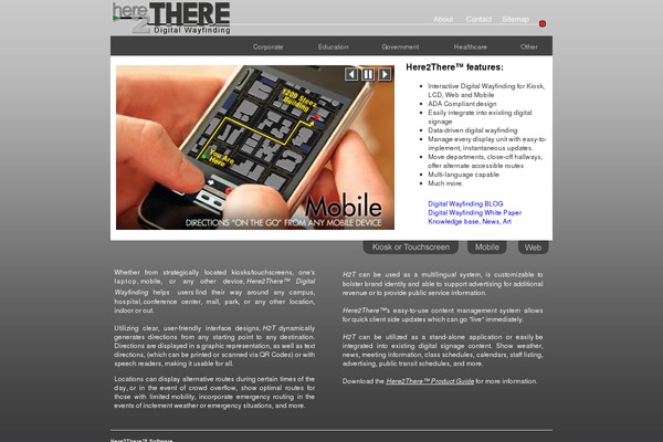 WordPress website example screenshot