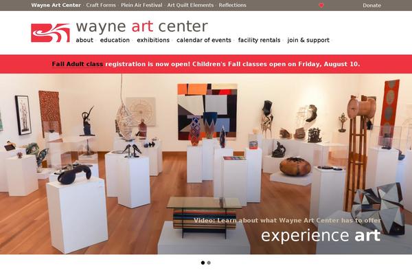 wayneart.org site used Wayneart