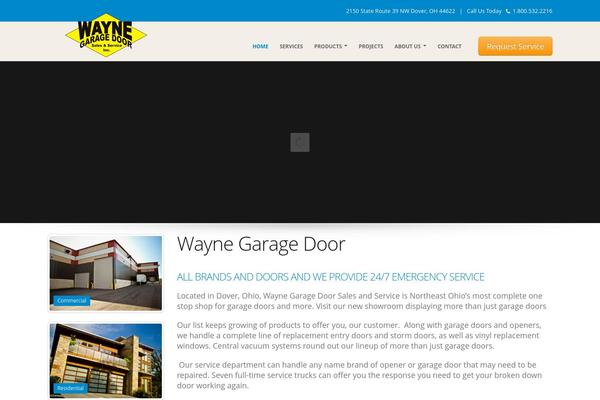 waynedoor.com site used Wayne