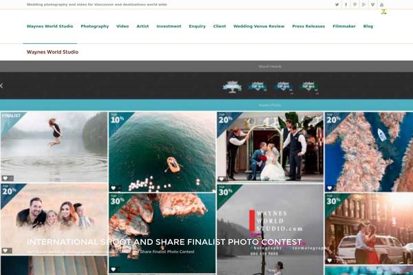 Enfold theme site design template sample