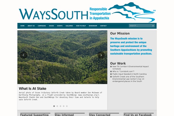 WordPress website example screenshot