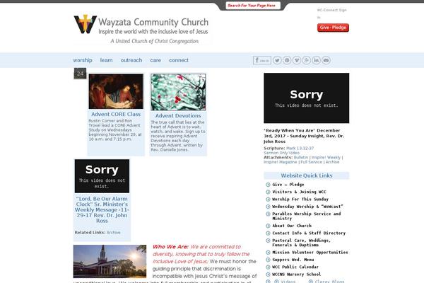 wayzatacommunitychurch.org site used Wcc