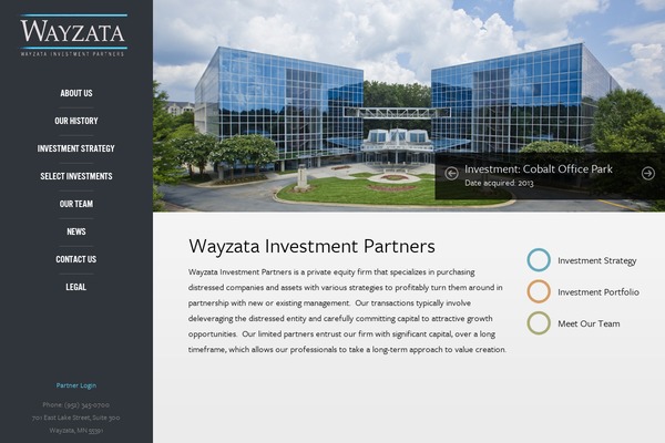 wayzatainvestmentpartners.com site used Wip