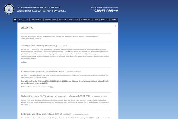 WordPress website example screenshot