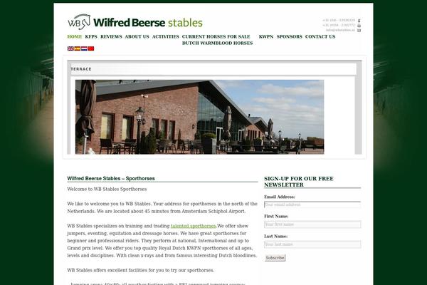 wb-sporthorses.com site used Wbstables