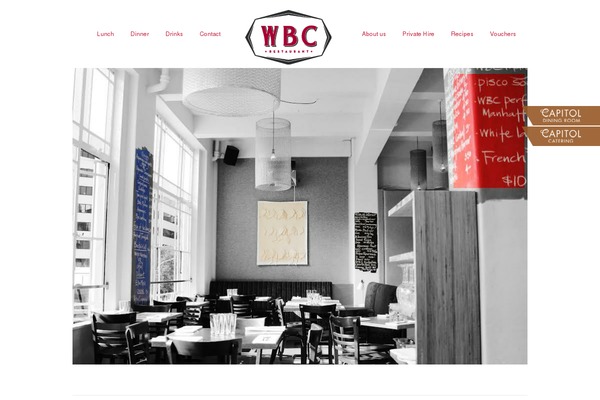 wbcrestaurant.co.nz site used Wbc-wordpress