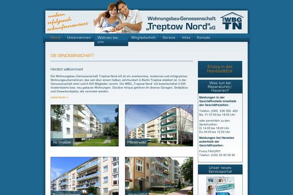 wbg-treptow-nord.de site used Lnmedia