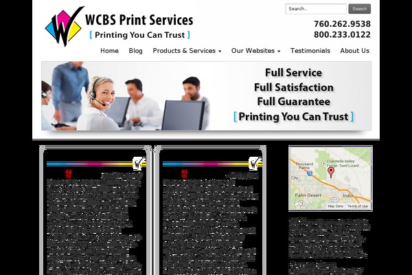 WordPress website example screenshot