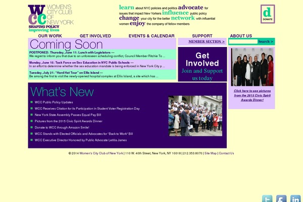 wccny.org site used Wcc