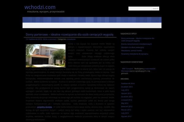 picochic theme site design template sample
