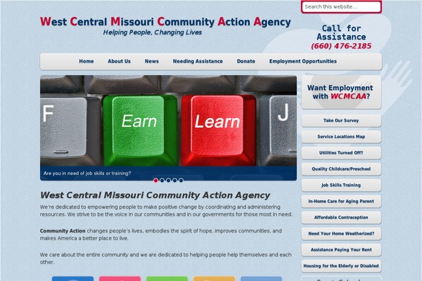 WordPress website example screenshot