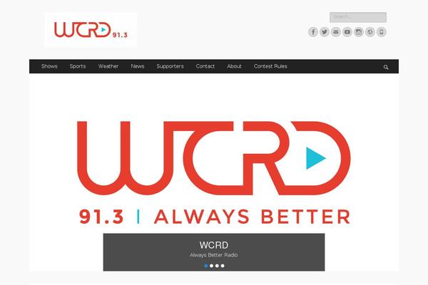 wcrd.net site used Audio-podcast